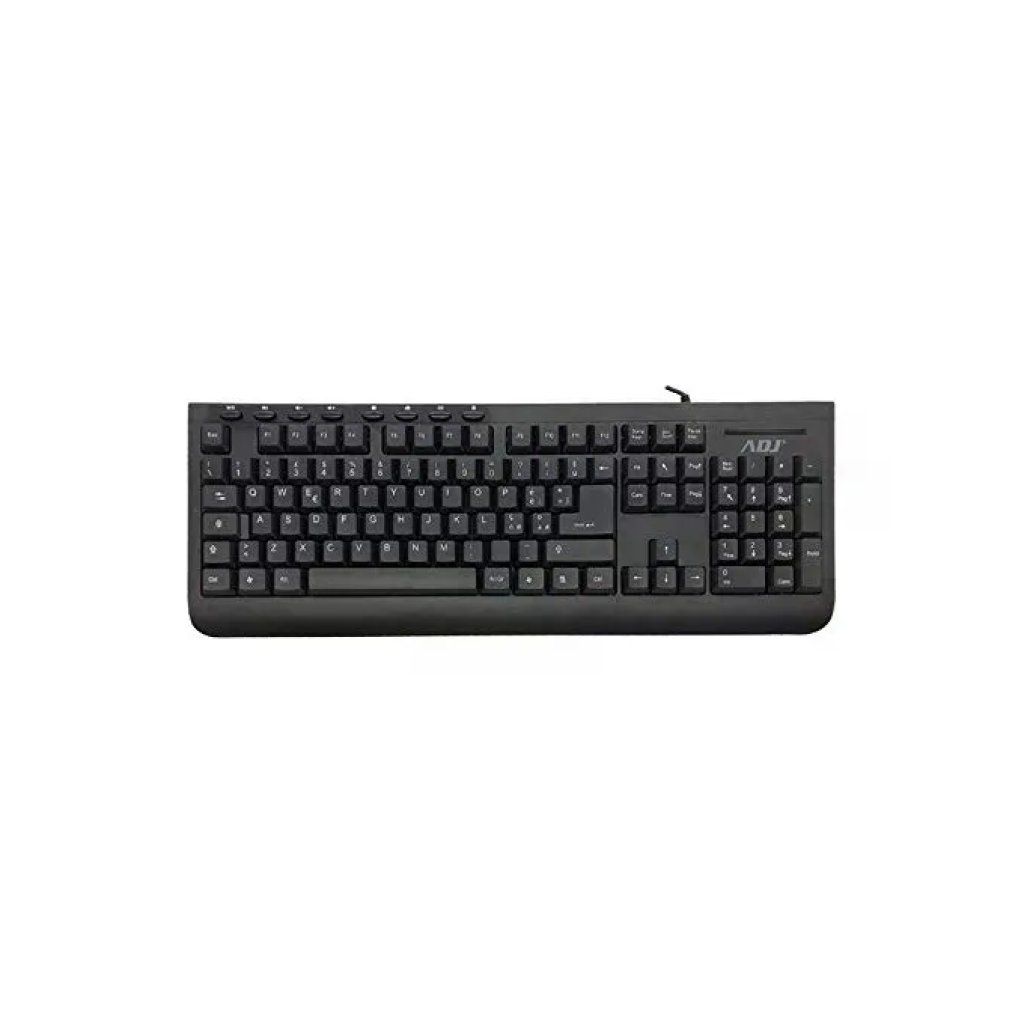 ADJ TA108 Pure Tastiera USB Cablata Layout Italiano QWERTY 113 Tasti 8 Tasti Multimediali Ergonomica