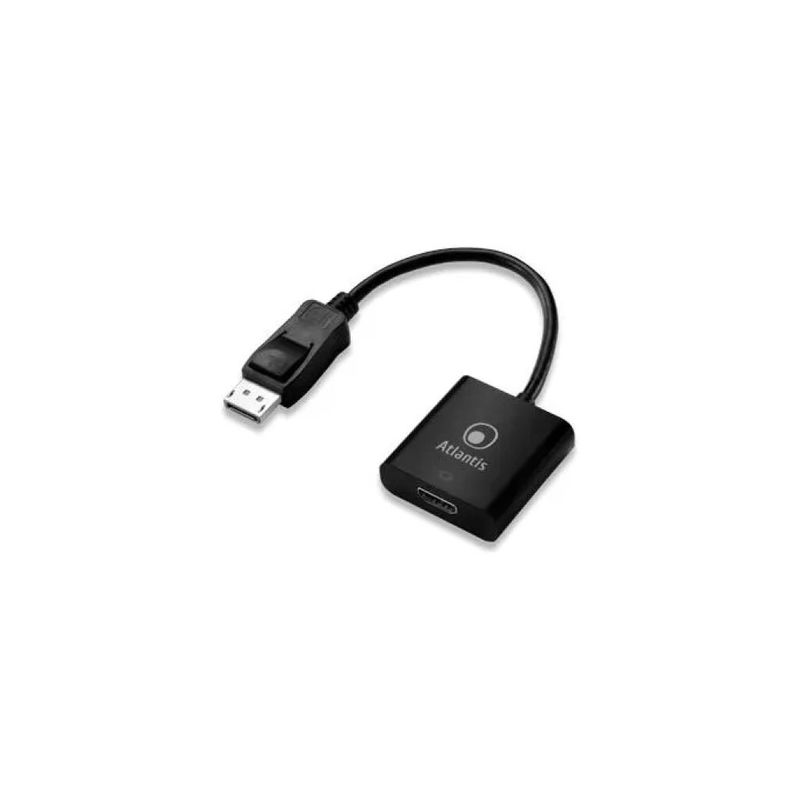 Atlantis Land Adattatore DisplayPort Maschio a HDMI Femmina, Full HD 1080p 60 Hz, Cavo 20 cm Atlantis Land Adattatore DisplayPort Maschio a HDMI Femmina, Full HD 1080p 60 Hz, Cavo 20 cm