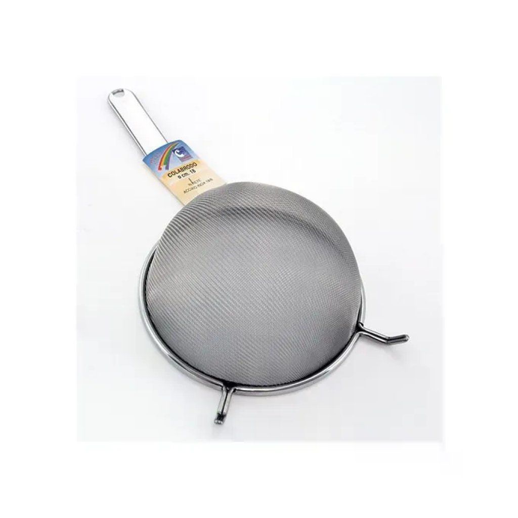 COLOMBO Colino a rete in acciaio inox 18 cm con manico in plastica