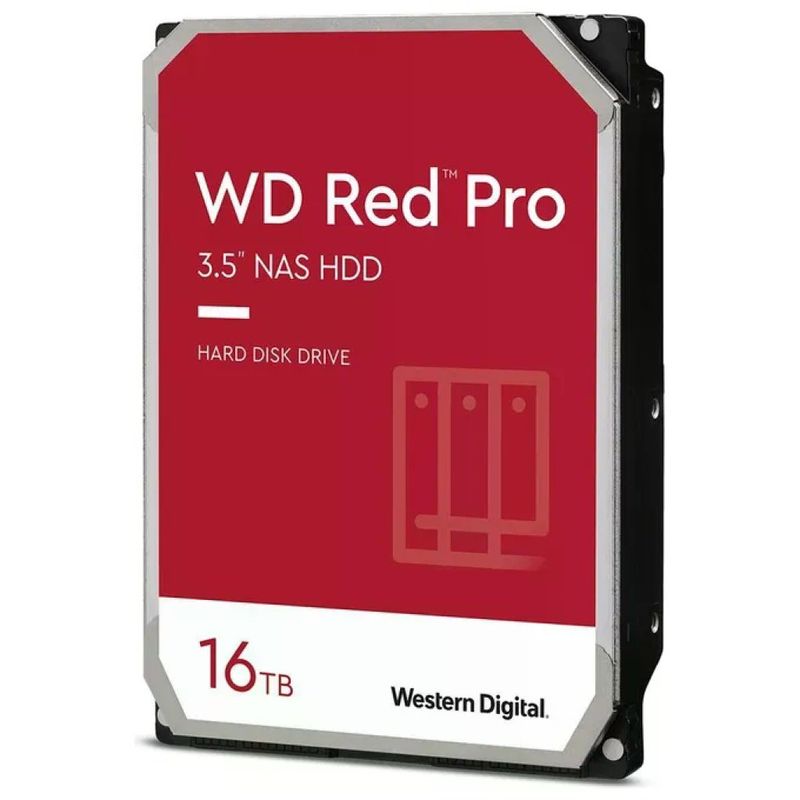 WD Western Digital WD161KFGX Red Pro Hard Disk Interno 3.5'' 16 TB SATA 6 Gbit