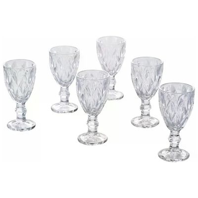 VDE TIVOLI 1996 Villa d'Este Prisma – Set 6 Bicchierini da Liquore in Vetro, 40 ml