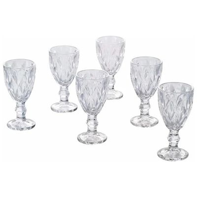 VDE TIVOLI 1996 Villa d’Este Prisma – Set 6 Bicchierini da Liquore in Vetro, 40 ml