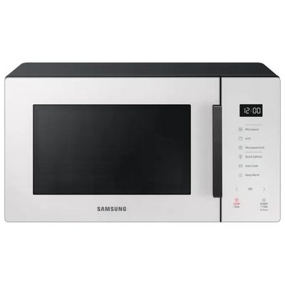 Samsung BESPOKE MG23T5018GE Forno a Microonde 23 L con Grill e Cottura a Vapore, 800 W, Bianco