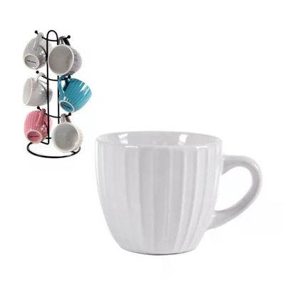 BELLINTAVOLA Set 6 Tazzine da Caffè Bellintavola Leo in Porcellana con Stand BELLINTAVOLA Set 6 Tazzine da Caffè Bellintavola Leo in Porcellana con Stand