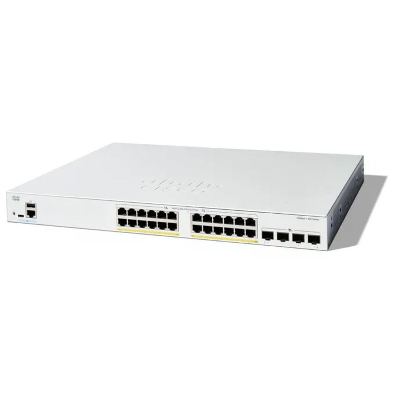 Cisco Switch Gestito Catalyst C1300-24FP-4X 24 Porte Gigabit Ethernet PoE+ 4x SFP+ Cisco Switch Gestito Catalyst C1300-24FP-4X 24 Porte Gigabit Ethernet PoE+ 4x SFP+