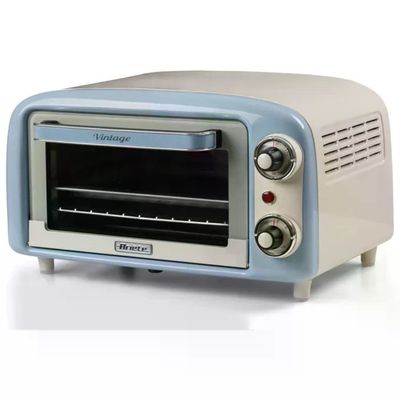 Ariete 3919 Vintage Forno Elettrico 10 L 800W Grill Timer 60 min Doppio Vetro colore Celeste Ariete 3919 Vintage Forno Elettrico 10 L 800W Grill Timer 60 min Doppio Vetro colore Celeste