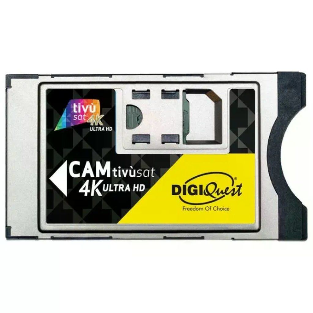 Digiquest CAM tivùsat 4K Ultra HD con Smartcard