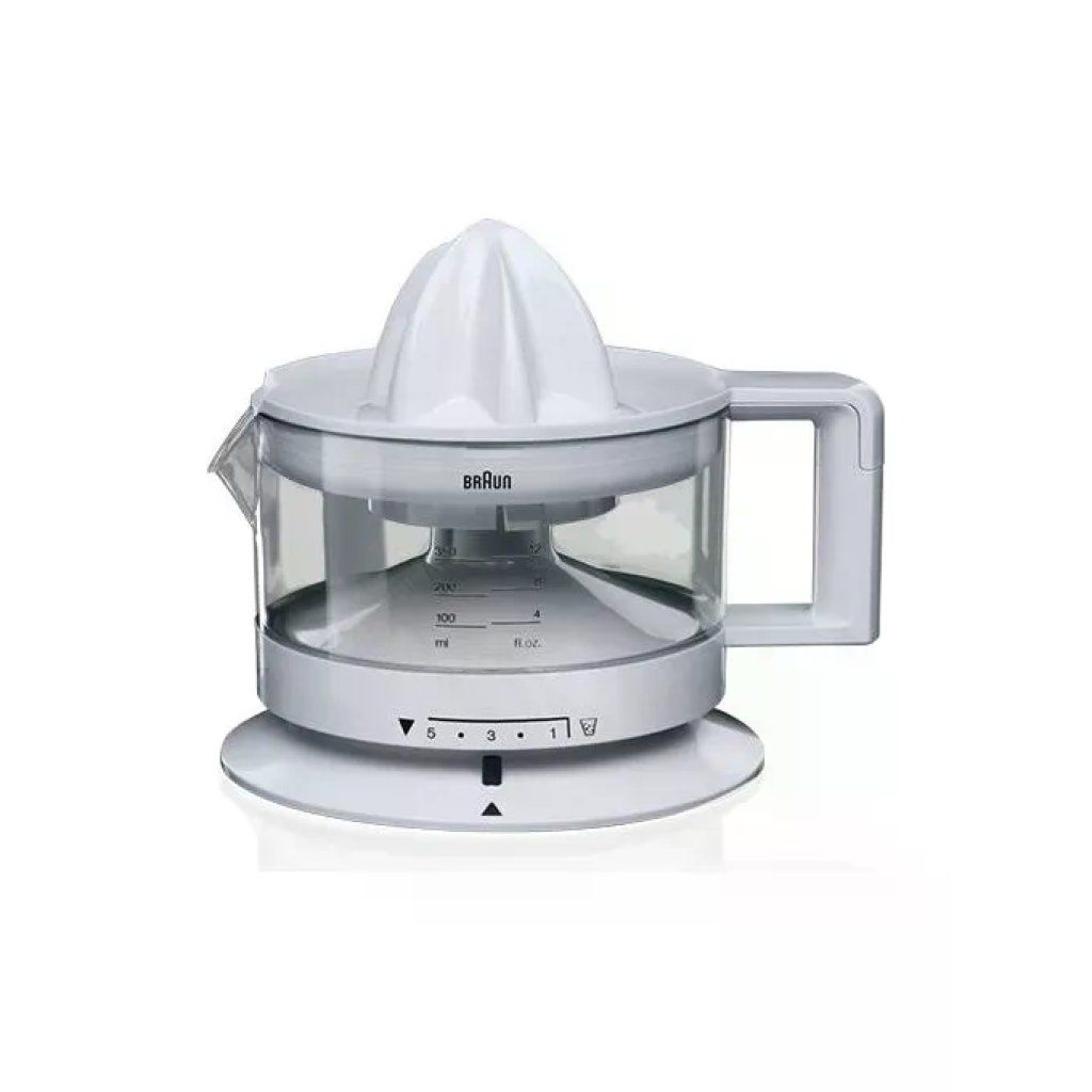 Braun CJ3000WH Tribute Collection Spremiagrumi Elettrico 20 W, 0,35 L, Bianco