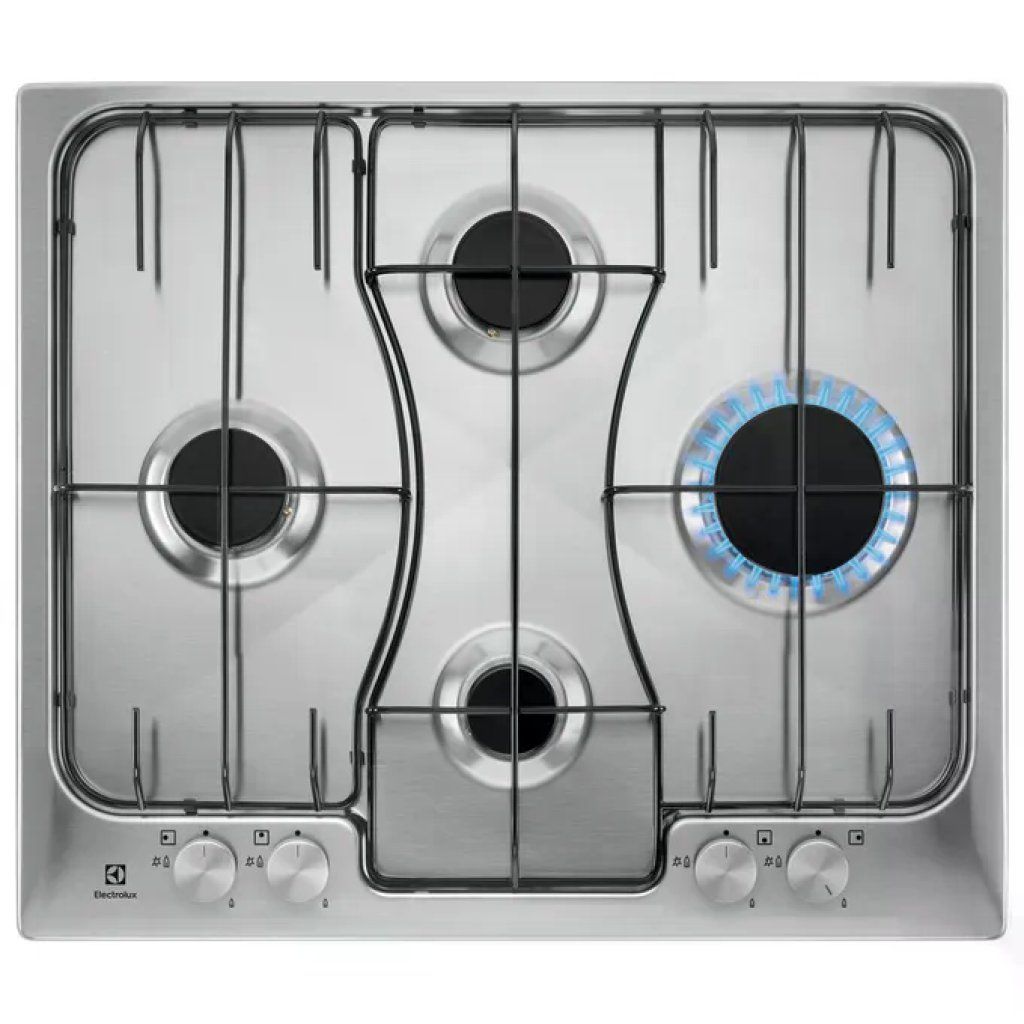 Electrolux RGG6242LOX Piano Cottura Gas 4 Fuochi CrossCook 60 cm Inox