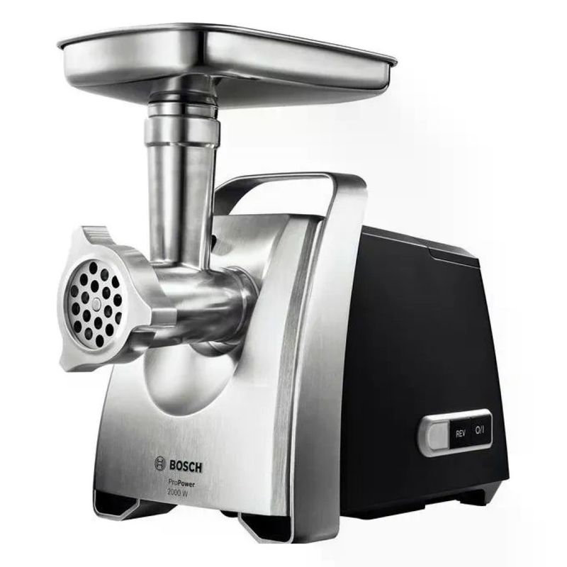 Bosch ProPower MFW68660 Tritacarne Elettrico 800 W, Nero e Inox