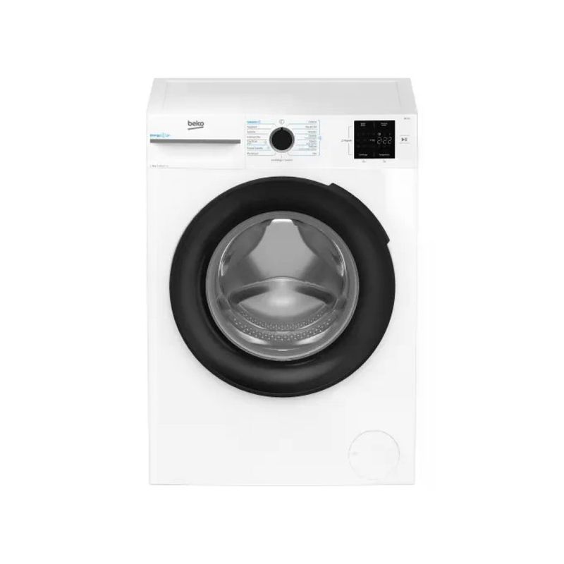 Beko MWBM8147EB Lavatrice 8 kg 1400 giri/min, Classe A, SteamCure, Bianca