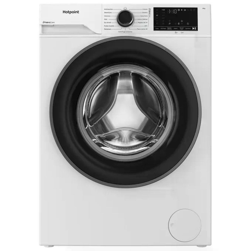 Hotpoint HB83CAREIT Lavatrice Caricamento Frontale 8Kg 1400Giri-min Classe A Bianco