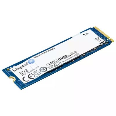 Kingston Technology SNV3S-1000G NV3 SSD M.2 2280 NVMe 1 TB PCIe 4.0 Velocita' Lettura 6000 MB