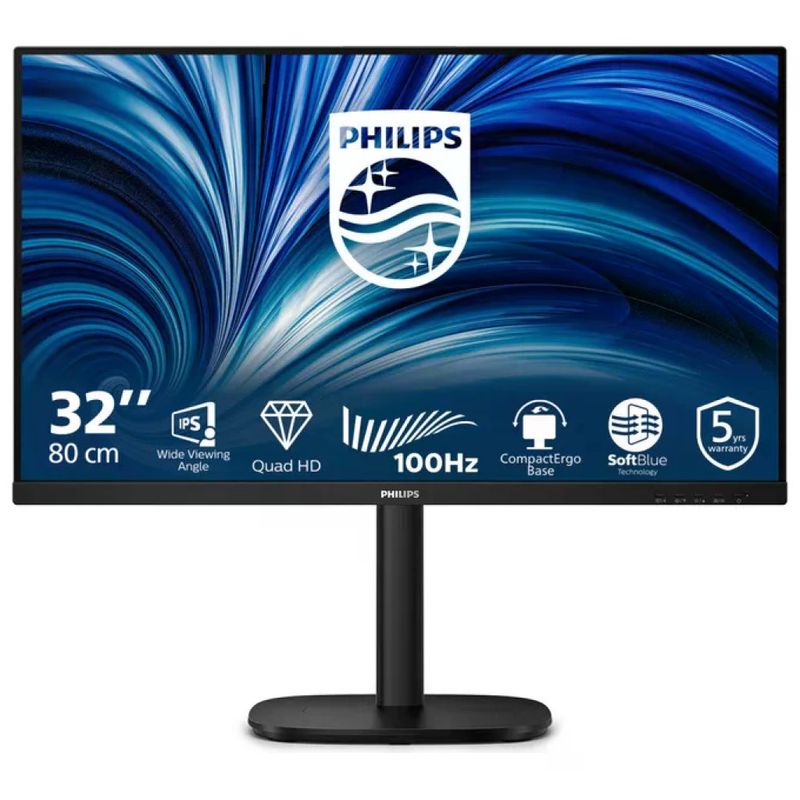 Philips Monitor PC 32B2N3500-00 31.5'' Quad HD LCD Nero Philips Monitor PC 32B2N3500-00 31.5'' Quad HD LCD Nero