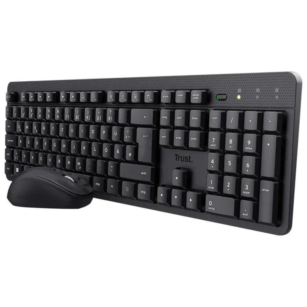 Trust TKM-360 Kit Tastiera e Mouse Wireless Silenzioso, Layout Italiano Trust TKM-360 Kit Tastiera e Mouse Wireless Silenzioso, Layout Italiano