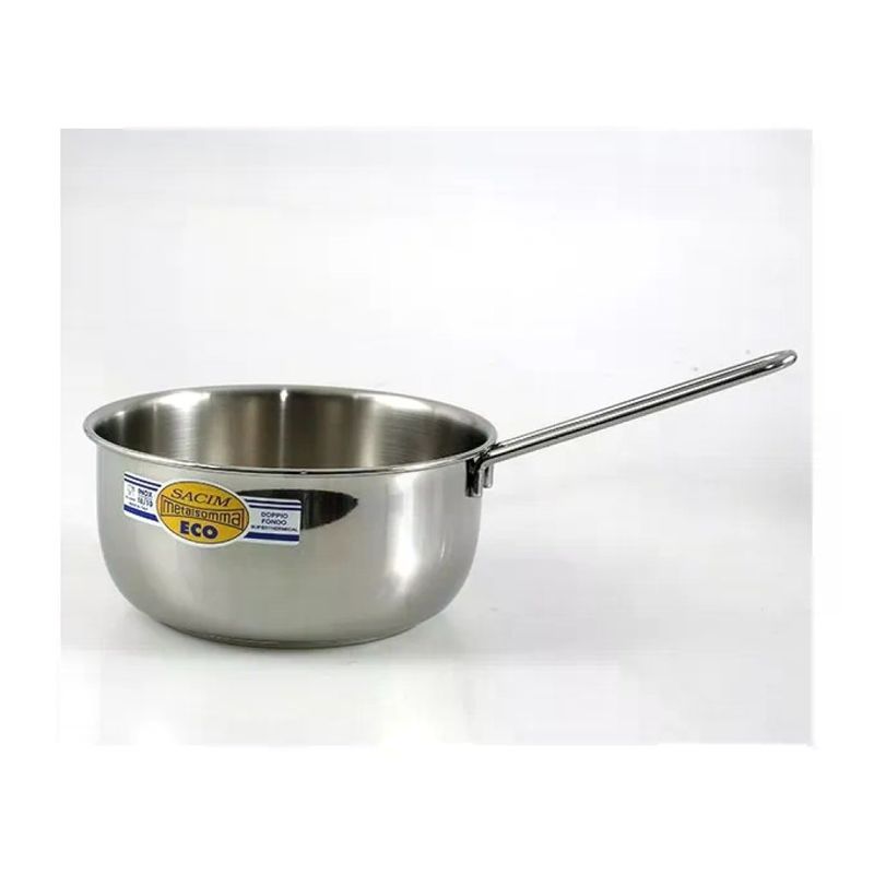 SACIM Eco casseruola conica in acciaio inox per induzione, 18 cm