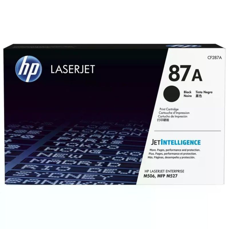 HP Toner Originale HP 87A CF287A Nero – 9.000 Pagine