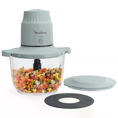 Moulinex DJ603110 Choppeo Tritatutto Recipiente Vetro Borosilicato 1 L 4 Lame Acciaio Inox 500 W 2