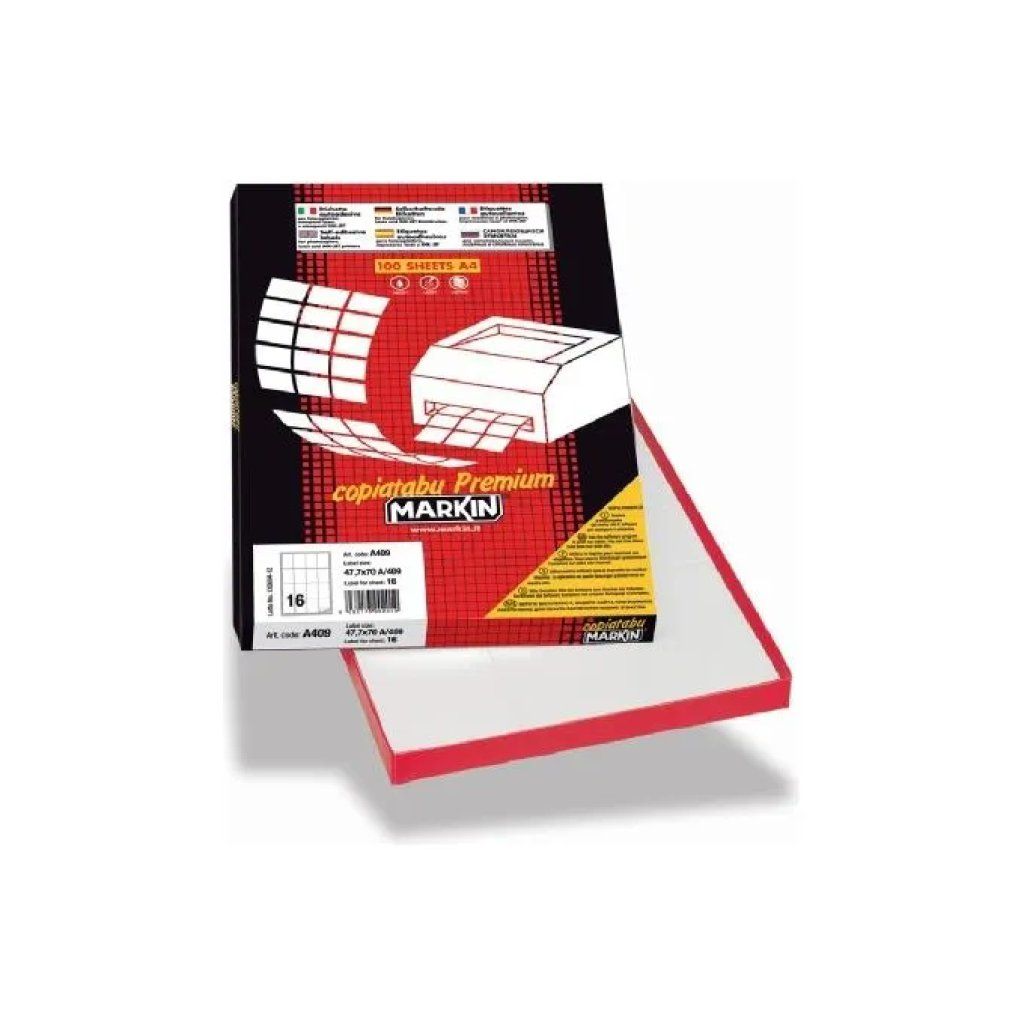 Markin 210R310 Etichette Adesive Rotonde 6 cm – 1200 Pezzi Markin 210R310 Etichette Adesive Rotonde 6 cm – 1200 Pezzi