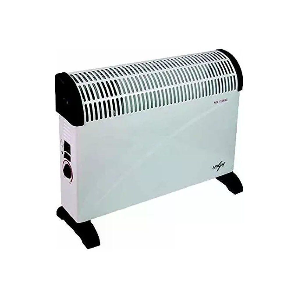 Syntesy CDF01558 Termoconvettore Ventilato 2000 W Termostato Regolabile 4 Regolazioni Protezione