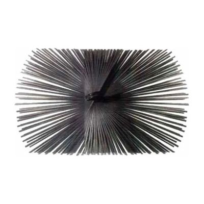 SPAZZOLIFICIO AIELLO Scovolo rettangolare Aiello in acciaio 30 × 25 cm, attacco femmina MA12