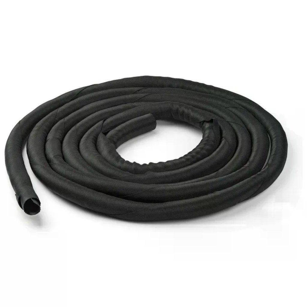 StarTech.com WKSTNCM2 Guaina a Spirale per Cavi Nera, 4,6 m