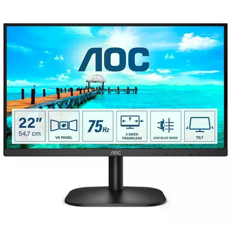 AOC 22B2H/EU Monitor 21,5” Full HD VA 75 Hz AOC 22B2H/EU Monitor 21,5” Full HD VA 75 Hz