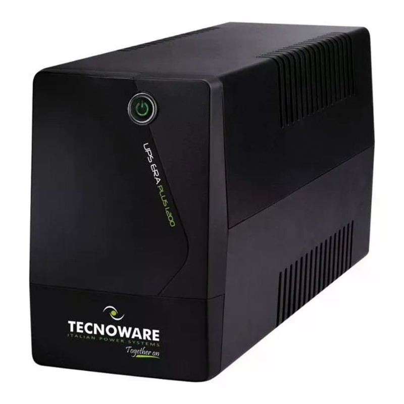 Tecnoware Era Plus UPS 1200 VA 840 W con 2 prese Schuko e USB Tecnoware Era Plus UPS 1200 VA 840 W con 2 prese Schuko e USB