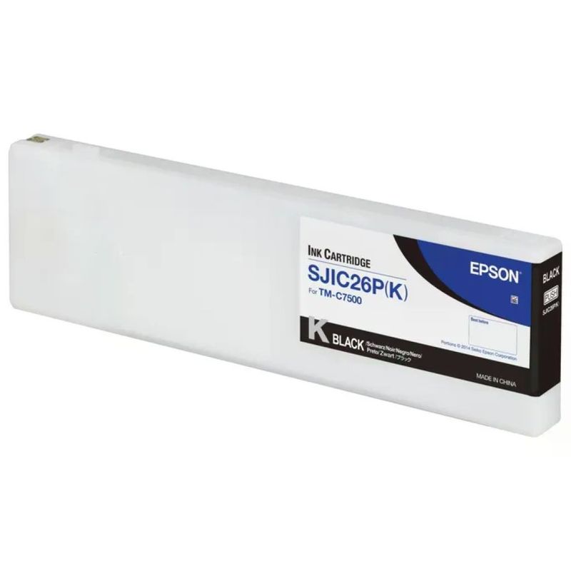 Epson SJIC26P(K): Ink cartridge for ColorWorks C7500 (Black)