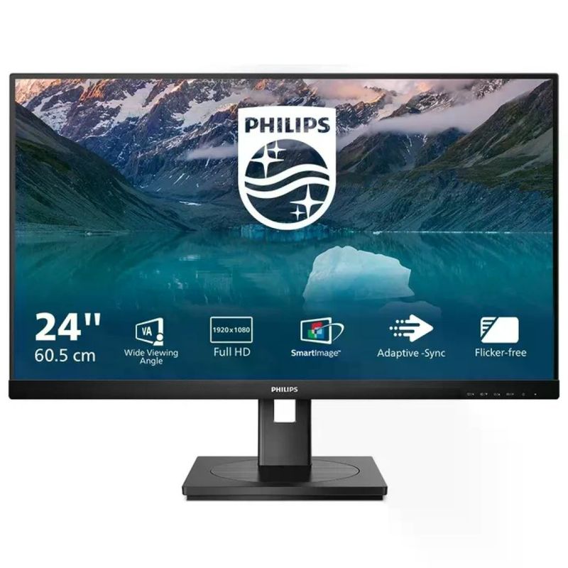 Philips 242S9JML S Line Monitor PC 23.8'' Full HD 1920x1080 VA 75Hz Hub USB 3 Philips 242S9JML S Line Monitor PC 23.8'' Full HD 1920x1080 VA 75Hz Hub USB 3