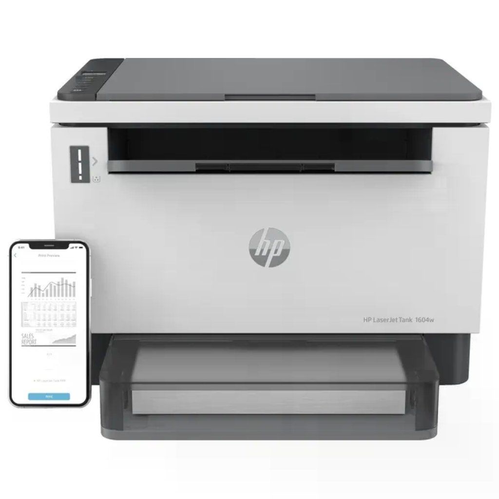 HP 381L0A LaserJet Tank 1604w Stampante Multifunzione Laser 22 ppm Stampa Fronte Retro Manuale