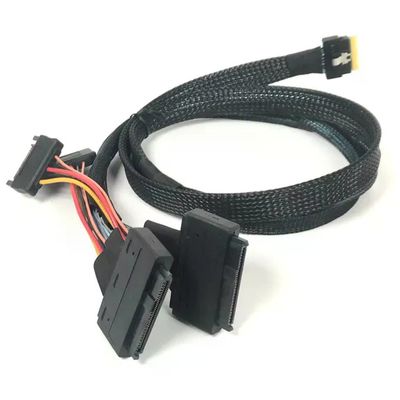 Microchip Technology 2305900-R Cavo SAS 80 cm SlimSAS a 2SlimSAS Per Adattatore SAS-SATA-NVMe Microchip Technology 2305900-R Cavo SAS 80 cm SlimSAS a 2SlimSAS Per Adattatore SAS-SATA-NVMe