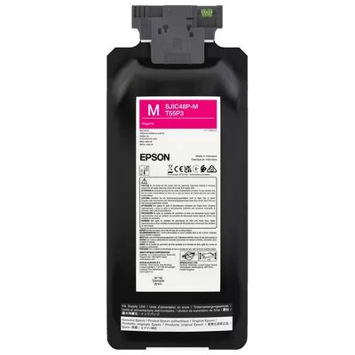 Epson C13T55P340 Cartuccia d'Inchiostro Magenta Originale 480 ml Per ColorWorks C8000e Epson C13T55P340 Cartuccia d'Inchiostro Magenta Originale 480 ml Per ColorWorks C8000e
