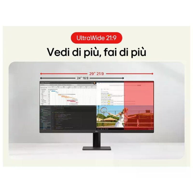 LG 8806096534601 Monitor 29U511A 29'' WFHD HDR 100Hz Ultrawide LG 8806096534601 Monitor 29U511A 29'' WFHD HDR 100Hz Ultrawide
