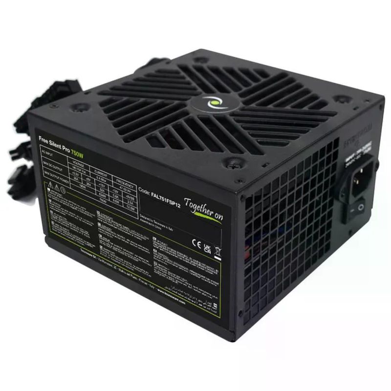 Tecnoware Alimentatore ATX 750W Nero FAL751FSP12 Tecnoware Alimentatore ATX 750W Nero FAL751FSP12