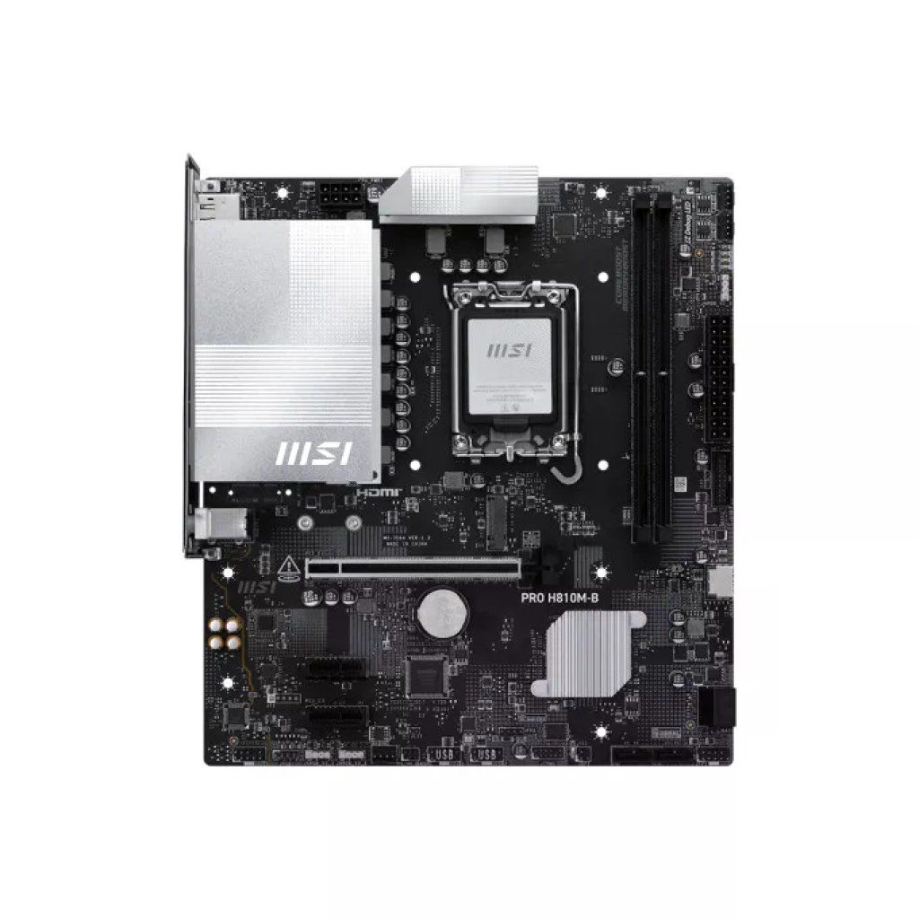 MSI Pro H810M-B Scheda Madre Micro ATX Intel LGA 1851 MSI Pro H810M-B Scheda Madre Micro ATX Intel LGA 1851