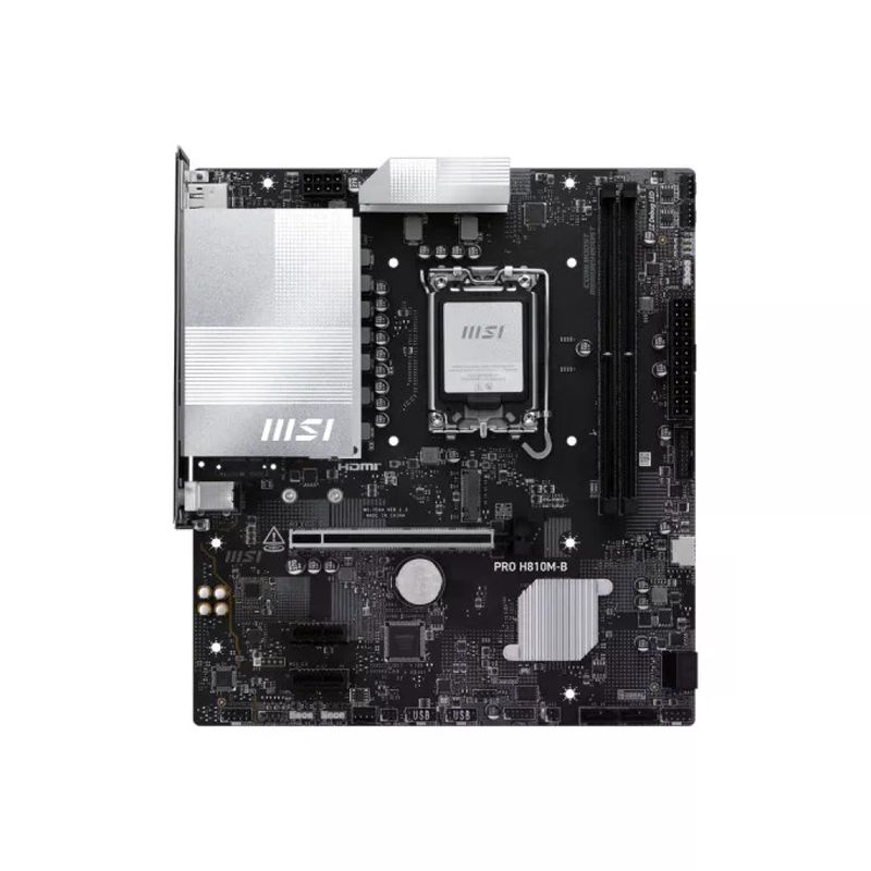 MSI Pro H810M-B Scheda Madre Micro ATX Intel LGA 1851 MSI Pro H810M-B Scheda Madre Micro ATX Intel LGA 1851