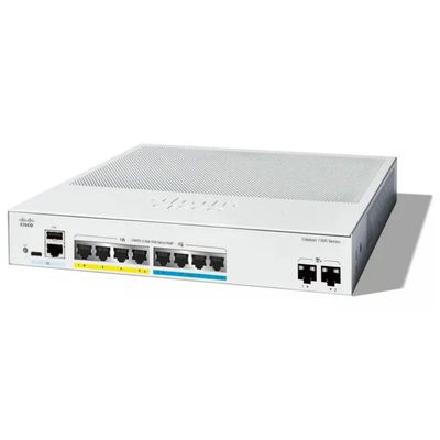 Cisco Switch di Rete Catalyst C1300-8MGP-2X Gestito L2-L3 Gigabit Ethernet PoE Grigio