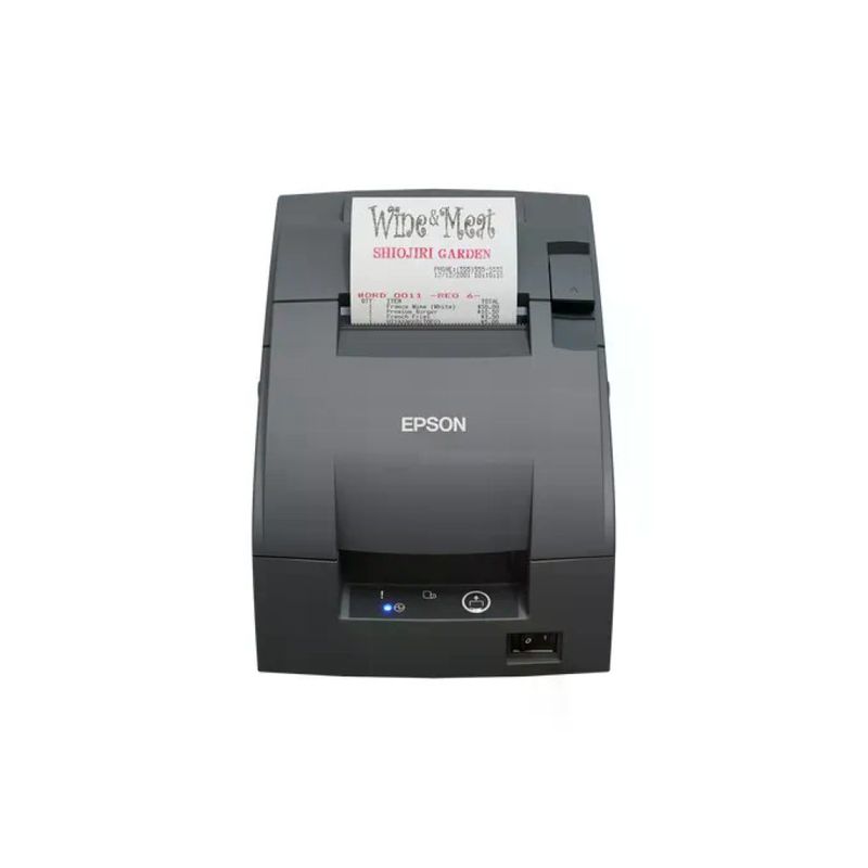 Epson TM-U220IIB C31CL27102B0 Stampante a Matrice di Punti Grigio Scuro USB per Ricevute