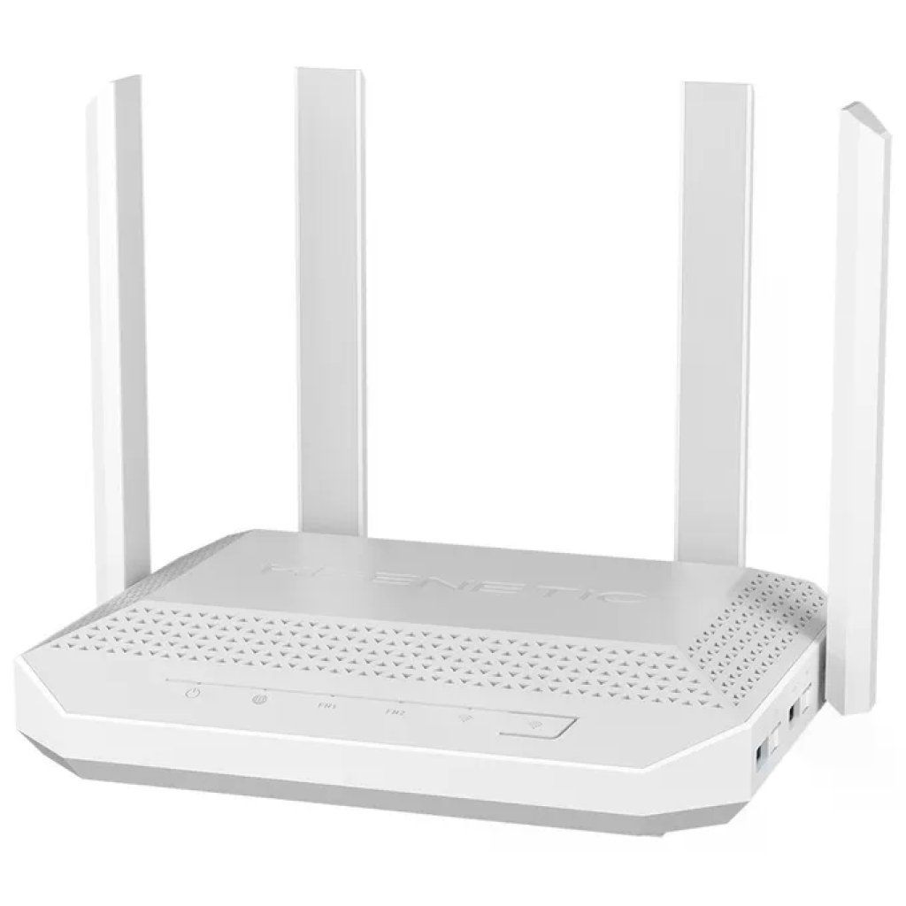 Keenetic Hero Router Wi-Fi 6 AX3000 Dual-band Mesh 4 porte Gigabit Bianco