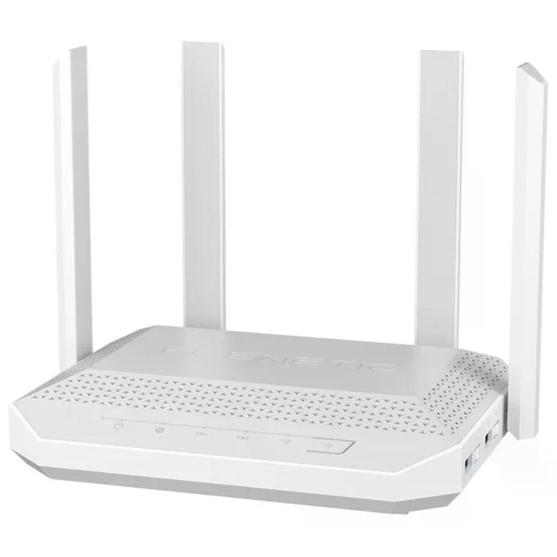 Keenetic Hero Router Wi-Fi 6 AX3000 Dual-band Mesh 4 porte Gigabit Bianco