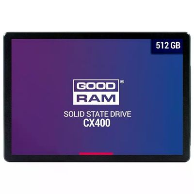 GOODRAM SSDPR-CX400-512-G2 CX400 gen.2 SSD 512 GB 2.5'' SATA III 3D TLC NAND colore Nero GOODRAM SSDPR-CX400-512-G2 CX400 gen.2 SSD 512 GB 2.5'' SATA III 3D TLC NAND colore Nero