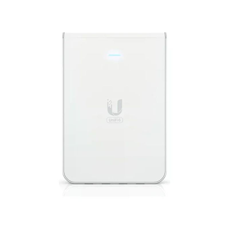 Ubiquiti U6-IW UniFi 6 In-Wall Access Point Wi-Fi 6 Dual Band 4800 Mbit-s PoE colore Bianco