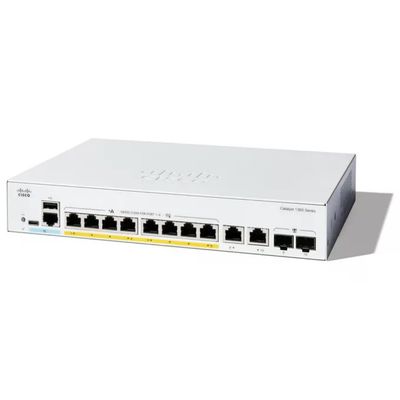 Cisco Switch gestito L2 8-Porte Gigabit Ethernet PoE+ Modello C1300-8FP-2G Cisco Switch gestito L2 8-Porte Gigabit Ethernet PoE+ Modello C1300-8FP-2G