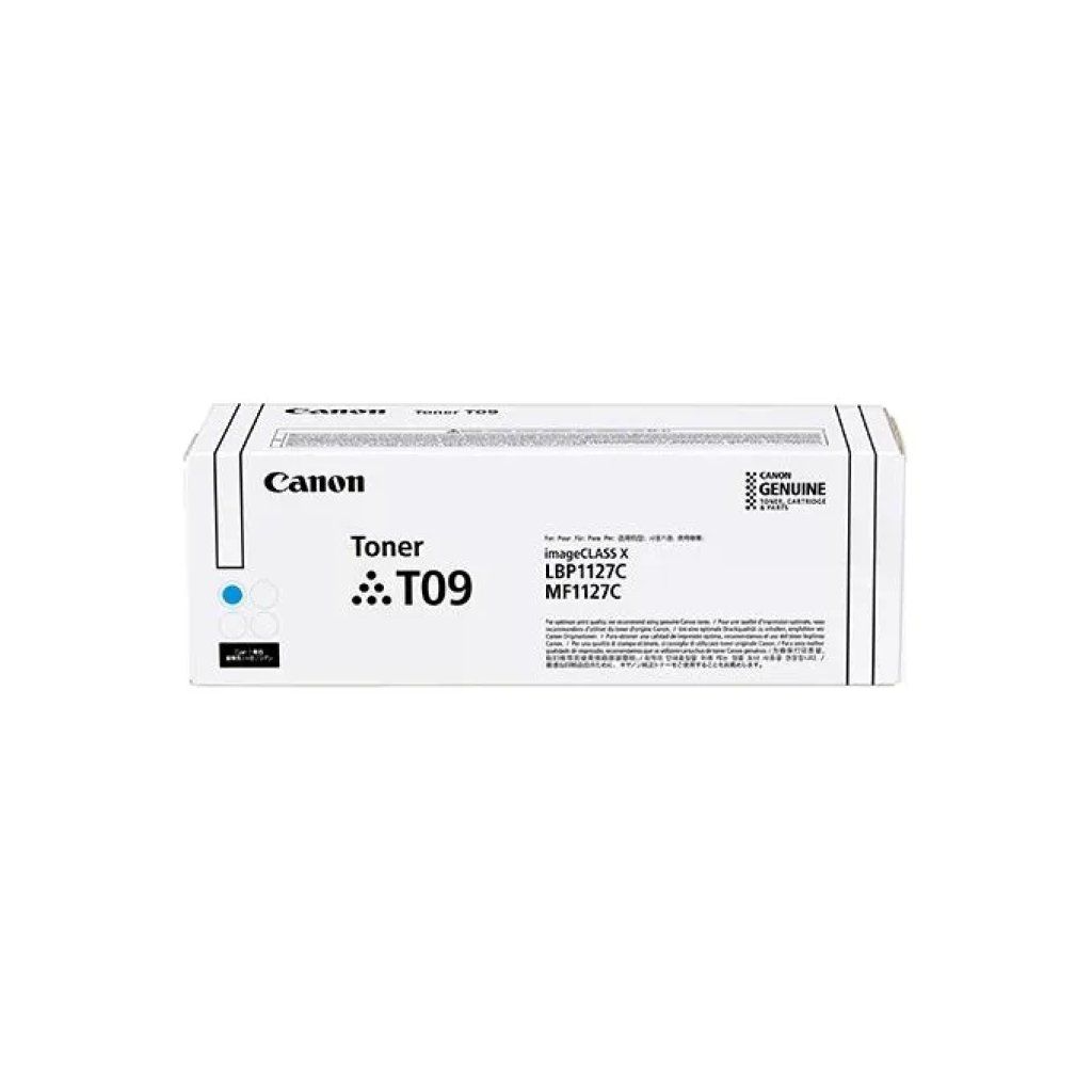 Canon T09C Toner Originale i-SENSYS X C1127P C1127i C1127iF 5900 Pagine colore Ciano