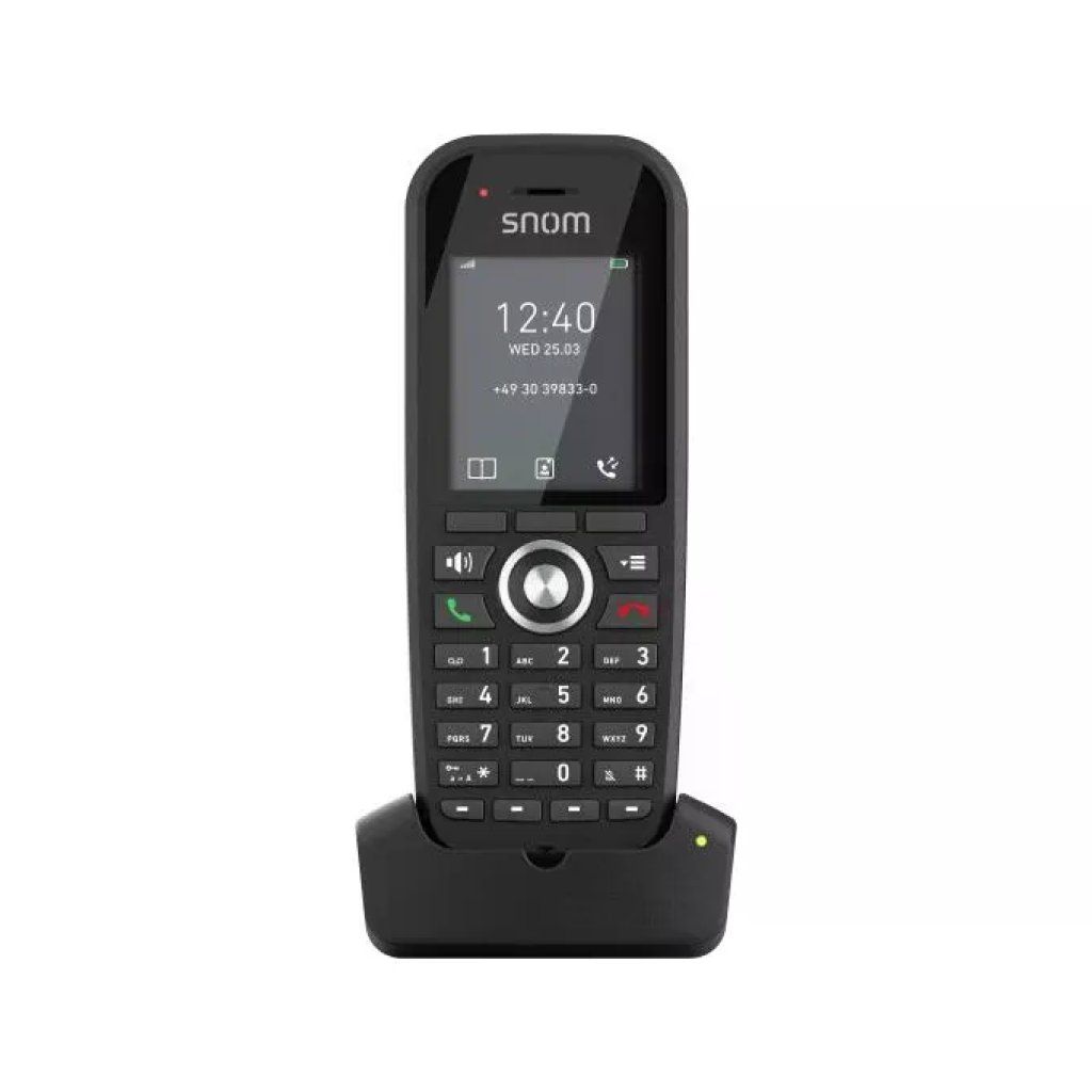 Snom M30 IP DECT Handset Cornetta Wireless VoIP SIP Vivavoce Display TFT 2'' 22h colore Nero