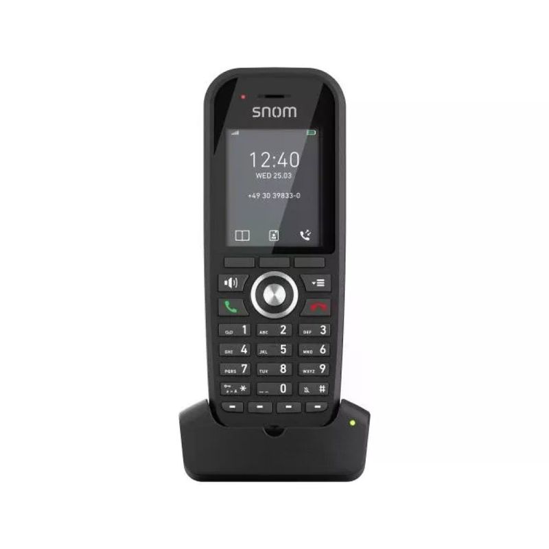 Snom M30 IP DECT Handset Cornetta Wireless VoIP SIP Vivavoce Display TFT 2'' 22h colore Nero