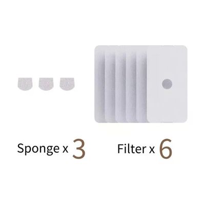 ENABOT Kit filtri di ricambio per fontanella Rola Smart Cat, 6 filtri e 3 spugne