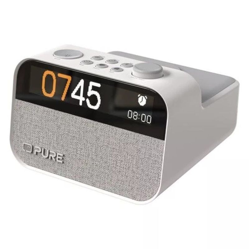 PURE Moment Charge Radiosveglia Digitale Cotton White