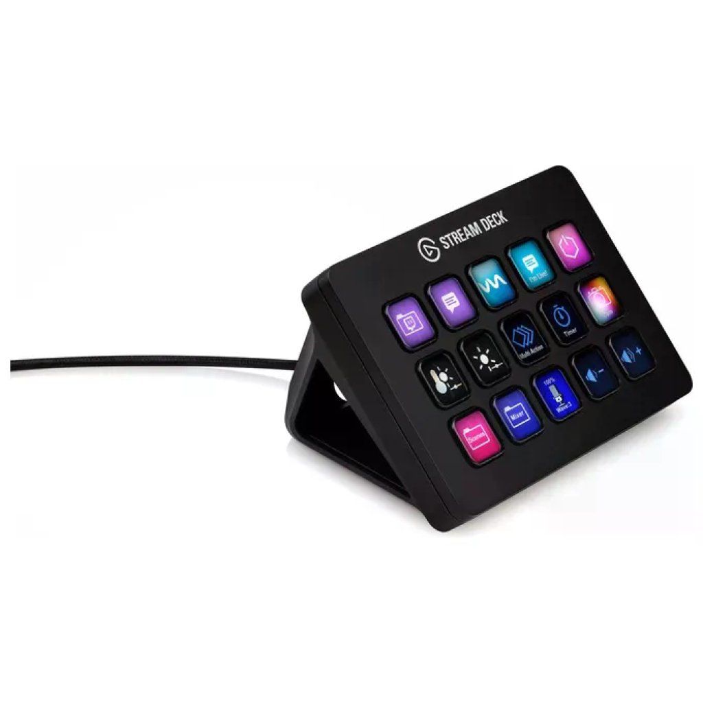 Elgato Stream Deck MK.2 – Controller USB con 15 tasti LCD programmabili, nero